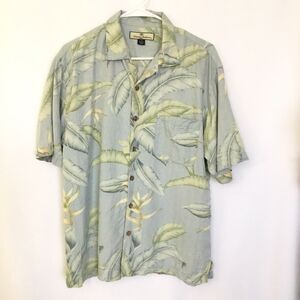 TOMMY BAHAMAS 100% SILK SHIRT SZ M